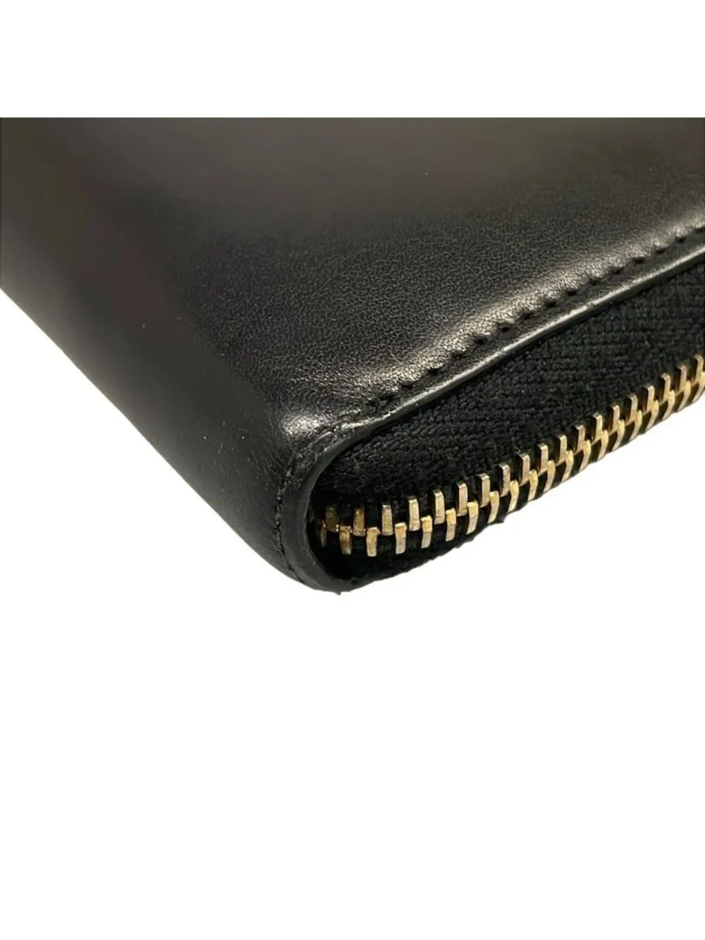Saint Laurent Paris Wallet Black Zip Around Leather - Picture 6 of 13